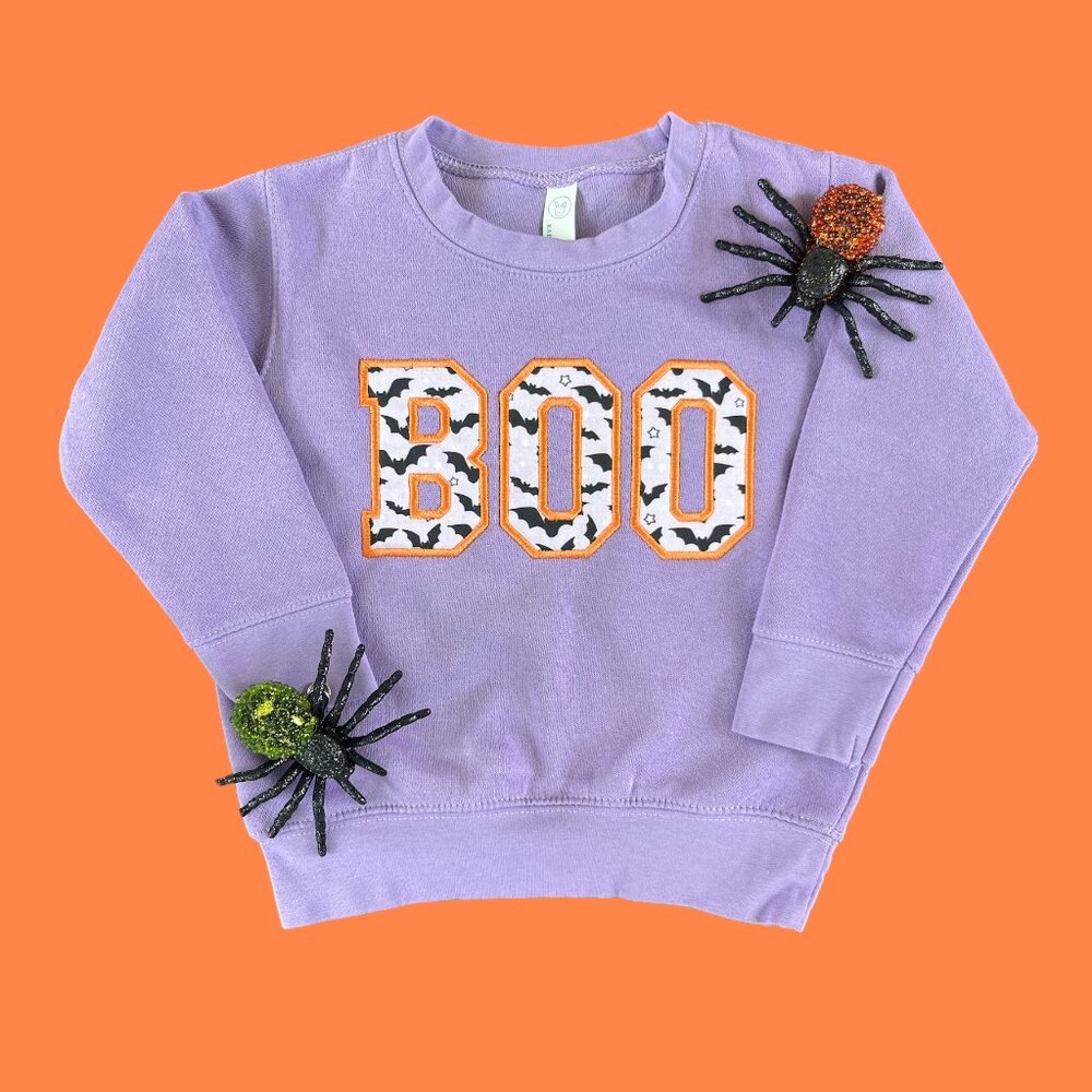 Embroidered Halloween Sweatshirt